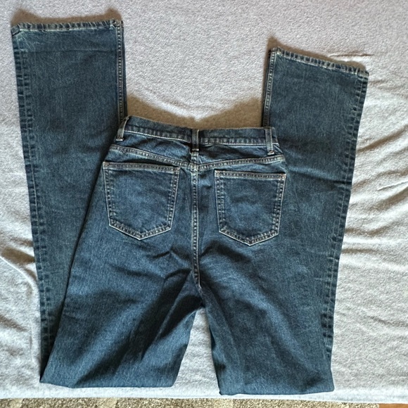 ASOS Blue Flare Wide Leg Jeans - Picture 4 of 5